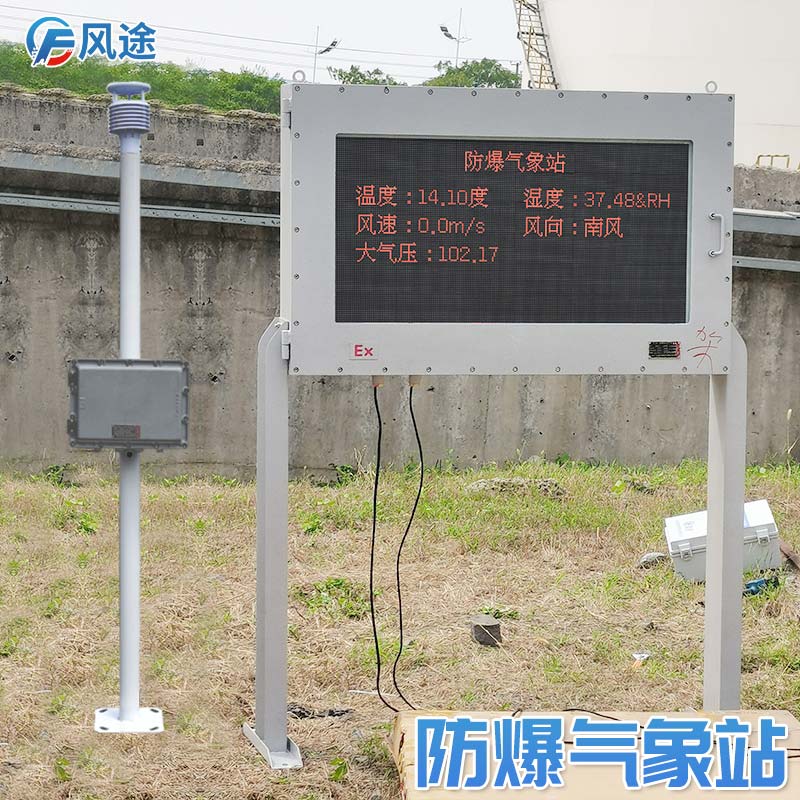 防爆工業(yè)小型氣象站，為易燃易爆場所設(shè)計！